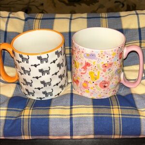 Set of two 10 Strawberry Street Mugs